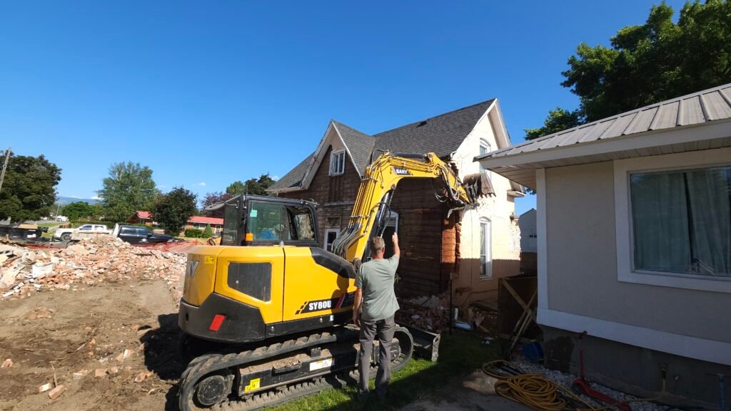 Excavation & General Construction by TD Contracting in Preston Idaho within the Cache Valley area near Logan Utah