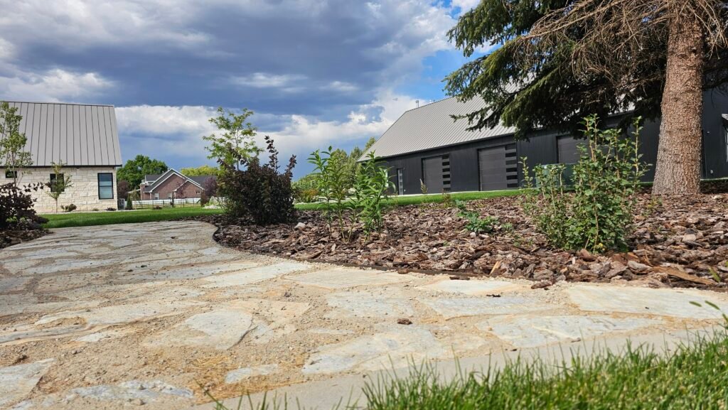 Landscaping by TD Contracting in Preston Idaho within the Cache Valley area near Logan Utah