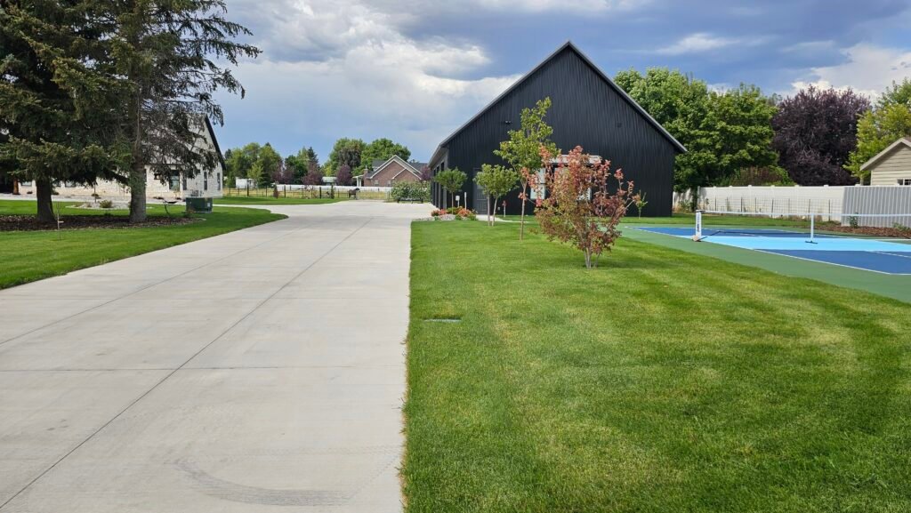Landscaping by TD Contracting in Preston Idaho within the Cache Valley area near Logan Utah