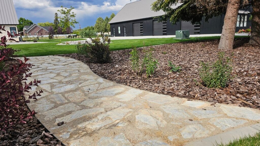 Landscaping by TD Contracting in Preston Idaho within the Cache Valley area near Logan Utah