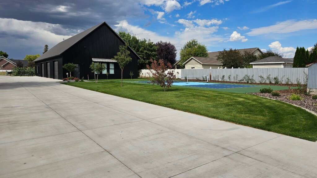 Landscaping by TD Contracting in Preston Idaho within the Cache Valley area near Logan Utah